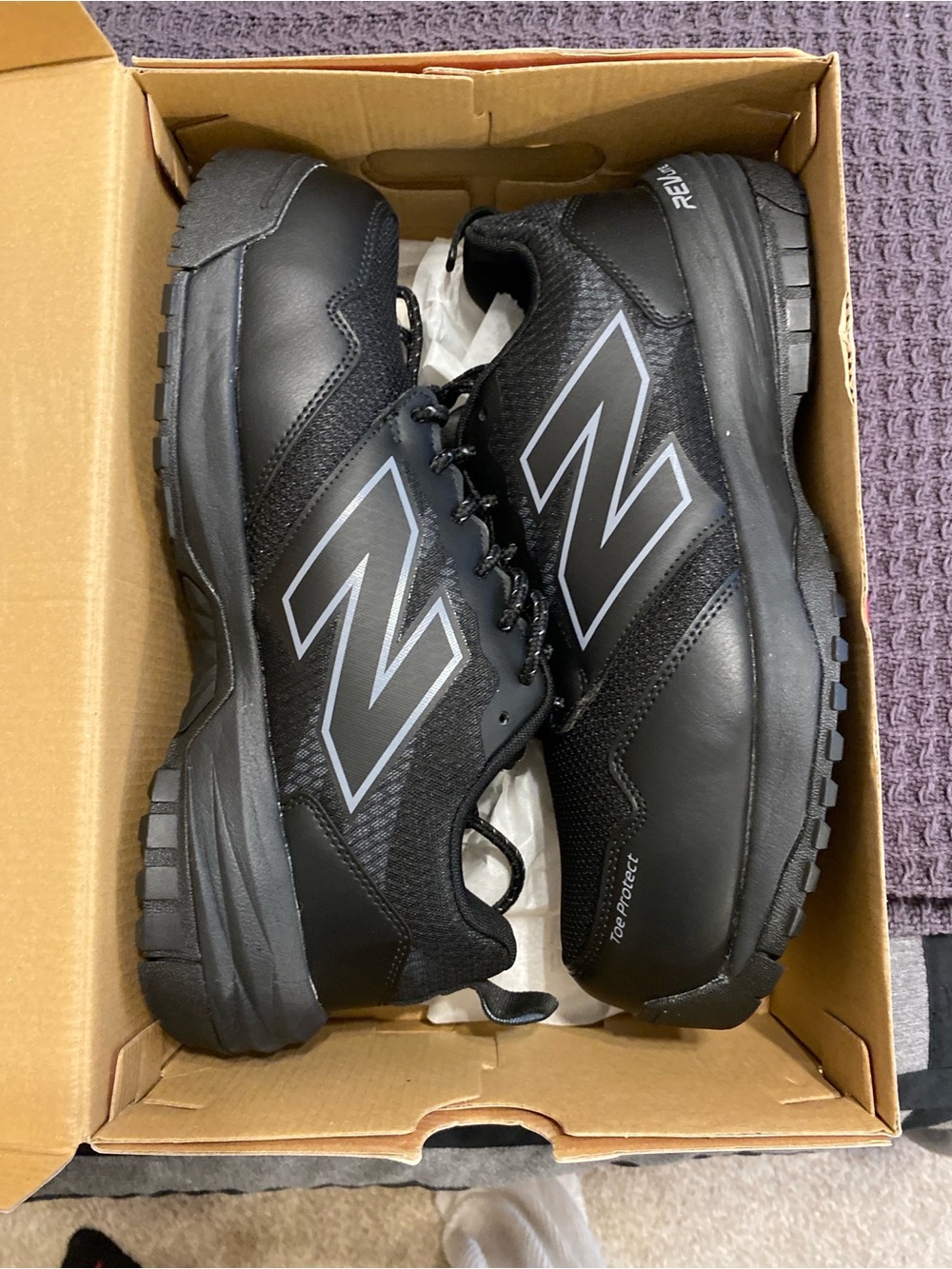 New Balance Industrial Quikshift Composite Toe Work Shoes Men’s 10 XX-Wide NIB